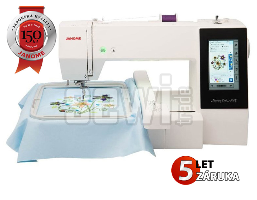 Janome memory craft 500e формат файла